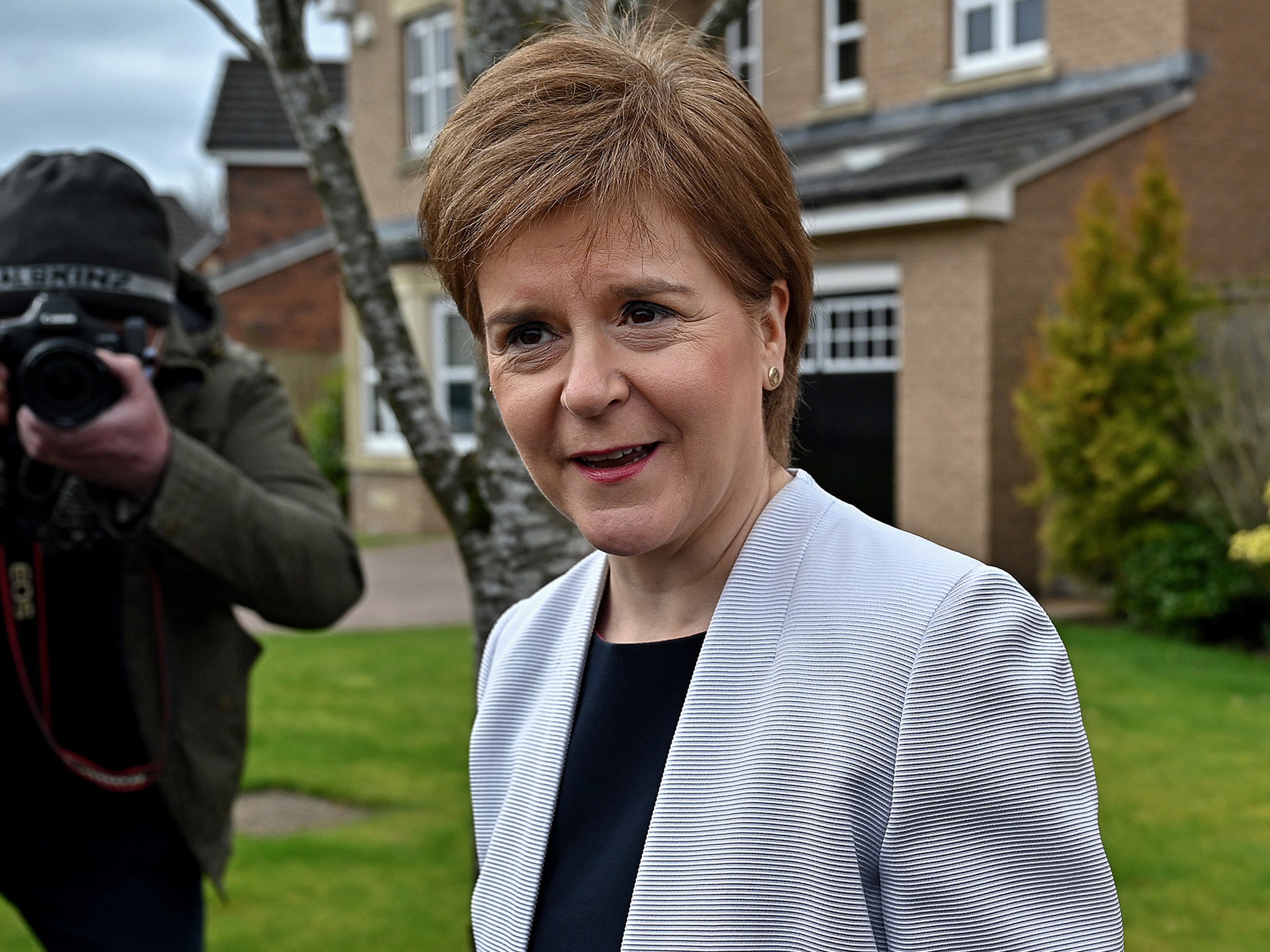 Nicola Sturgeon launched a referendum-seeking bill on Monday