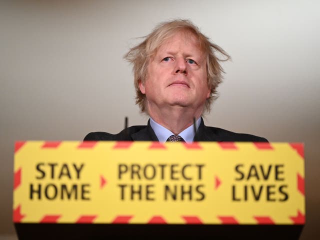 <p>Boris Johnson’s ‘oscillation’ contributed to the spread of Covid in the early stages of the pandemic, according to the report</p>