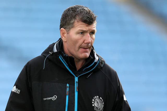 Exeter Chiefs’ director of rugby Rob Baxter 