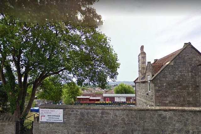 Google street view image of Hillside First School, in Weston-super-mare, Somerset