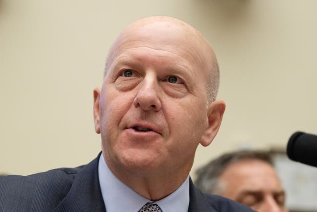 David Solomon speaks during a House Financial Services Committee hearing  on April 10, 2019 in Washington, DC. 