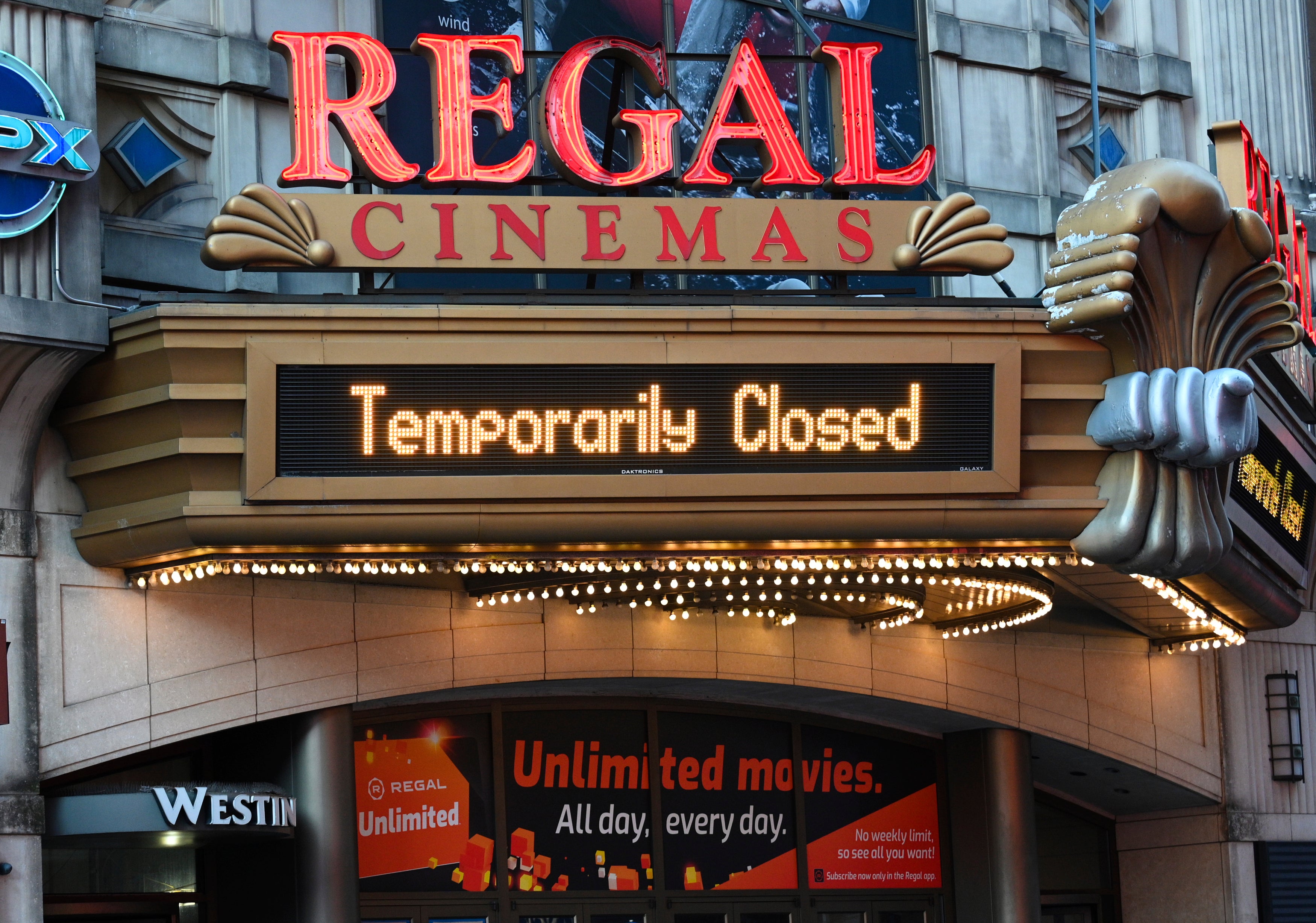 Regal Cinemas Reopening