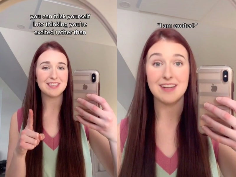 Psychology student explains how you can change nervousness to excitement with simple technique 
