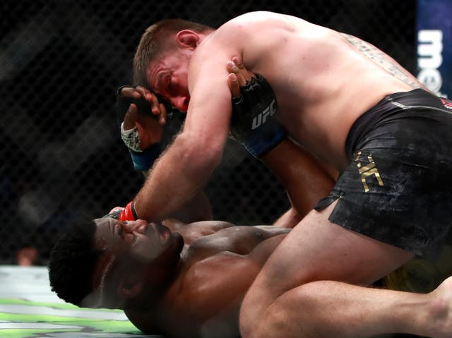 Stipe Miocic dominated Francis Ngannou in the pair’s first fight, in 2018 
