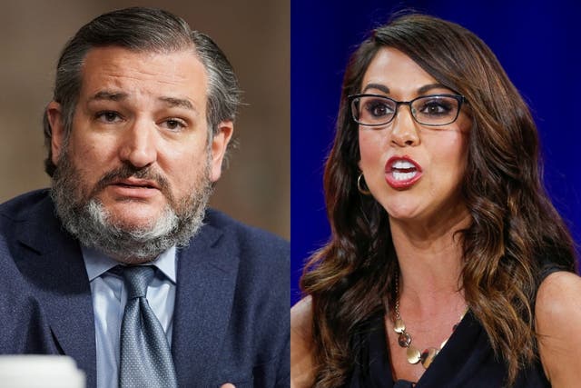 <p>Republican Senator Ted Cruz and Representative Lauren Boebert have both staunchly defended gun ownership</p>