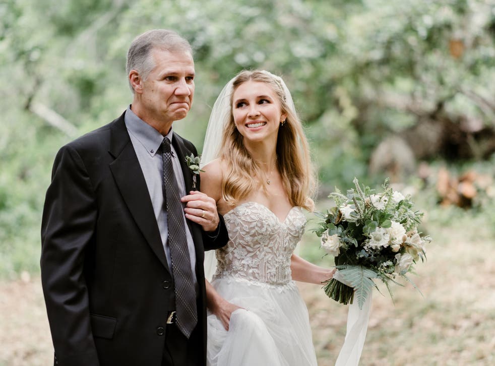 <p>A photo of Colorado shooting victim Kevin Mahoney and his daughter, Erika Mahoney</p>