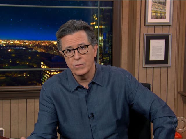 Stephen Colbert as seen on The Late Show