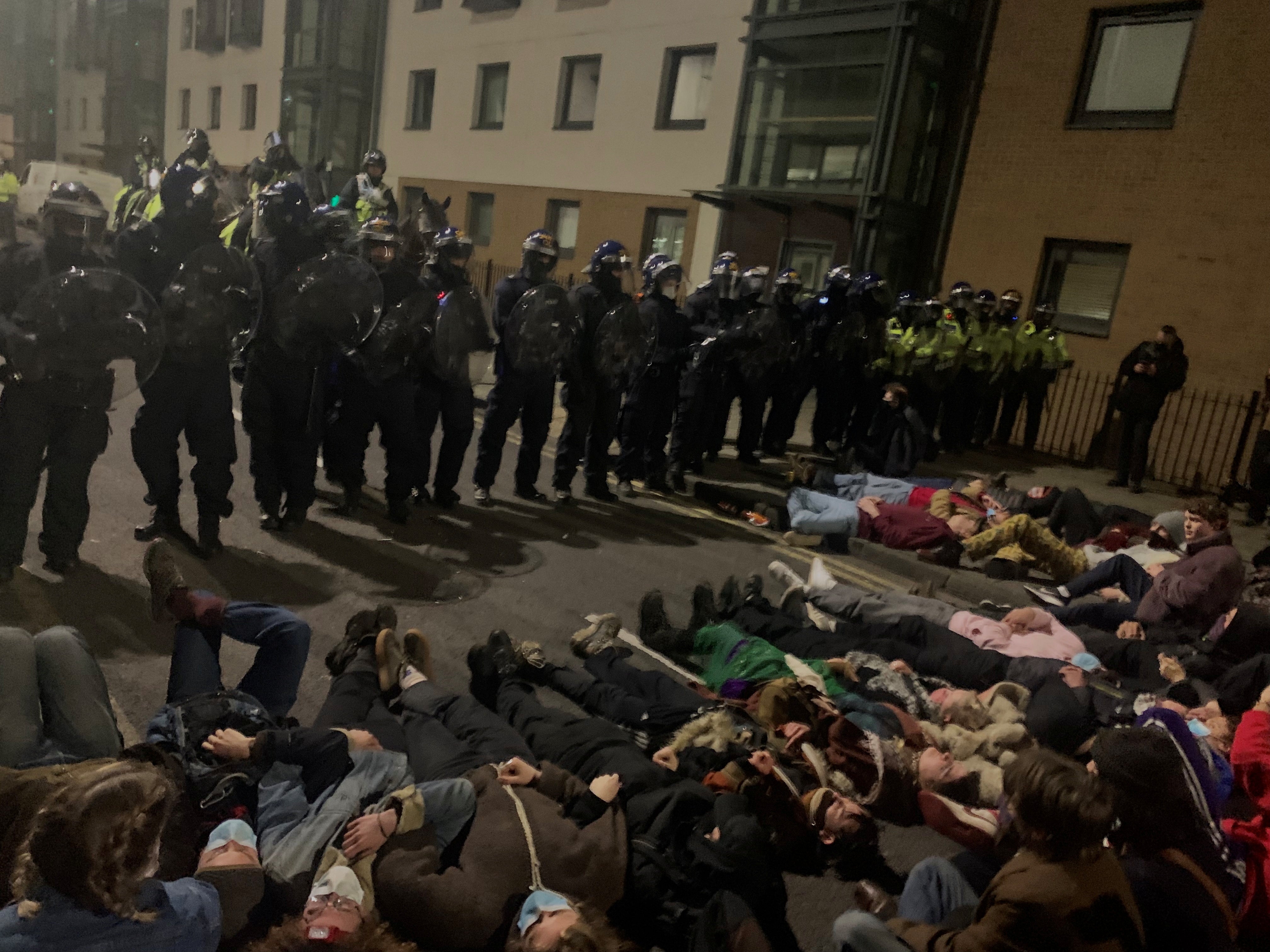<p>The home secretary’s crackdown on protests sparked a second demonstration in Bristol</p>
