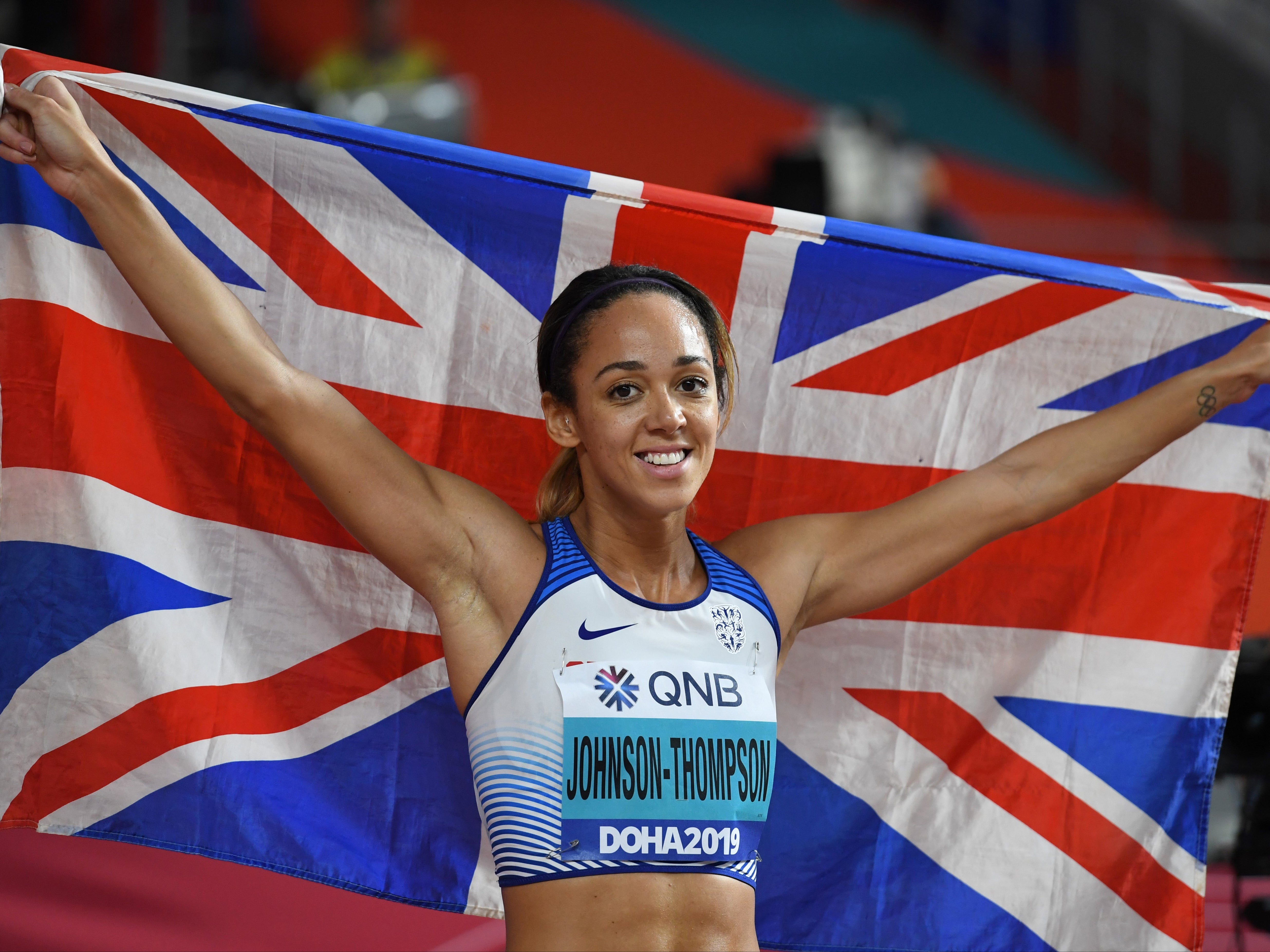 Great Britain heptathlete Katarina Johnson-Thompson