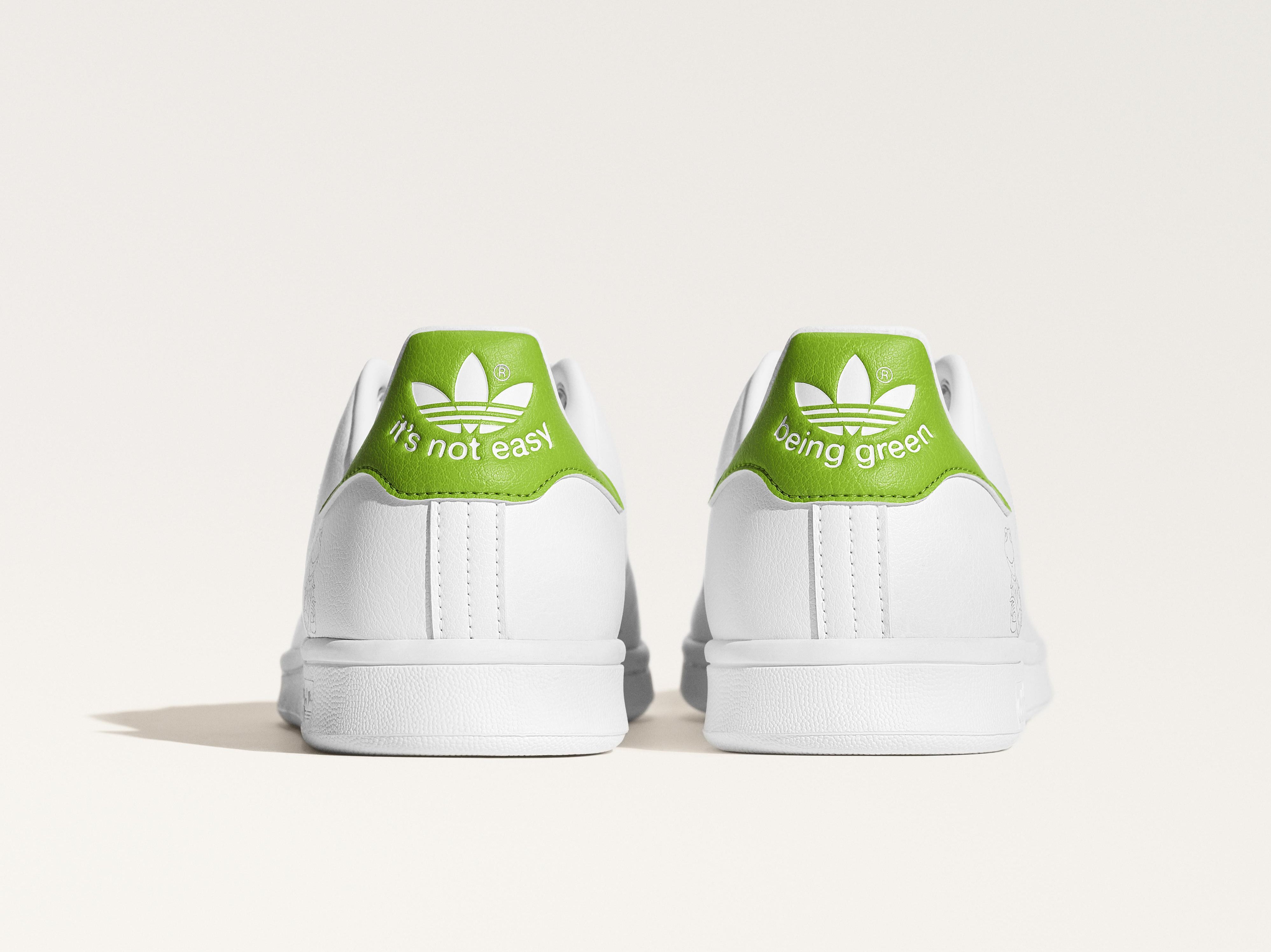 adidas stan smith it's not easy being green