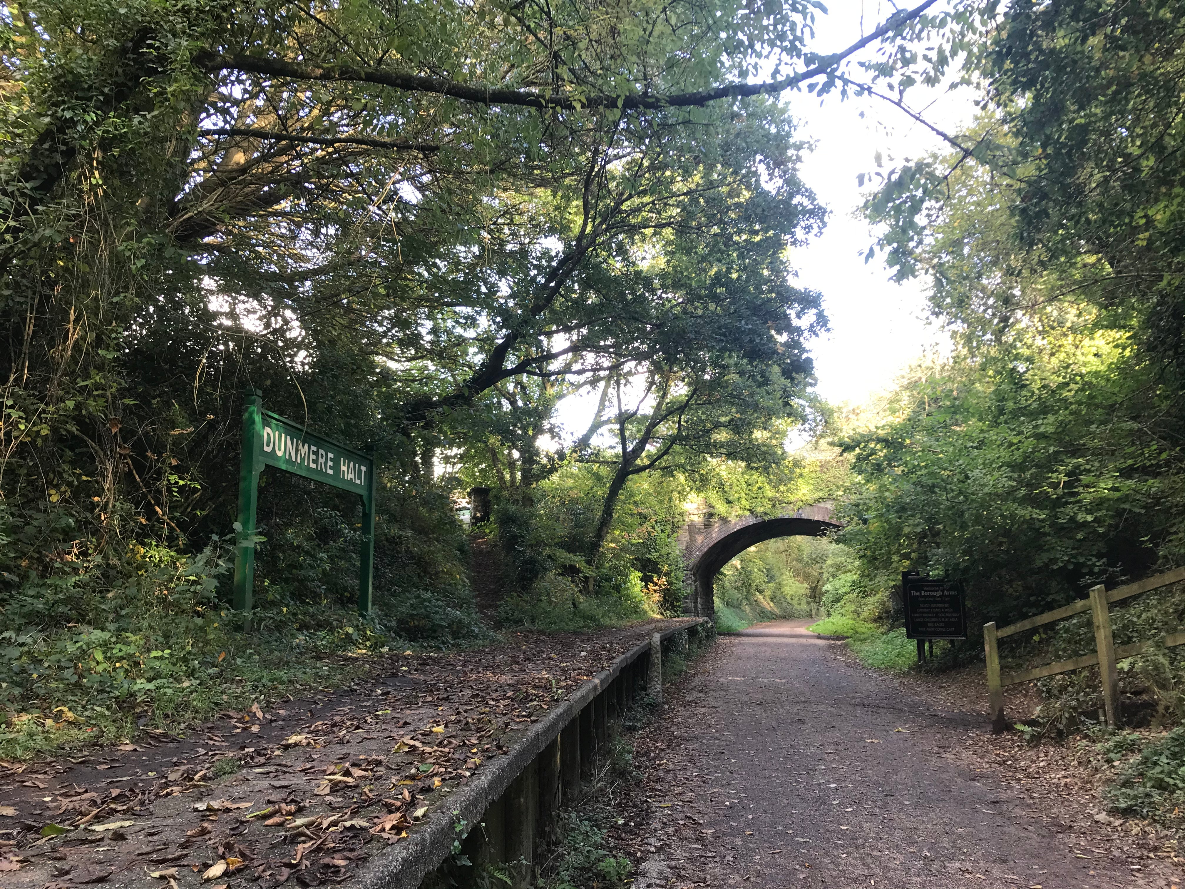 The Camel Trail, a former railway line