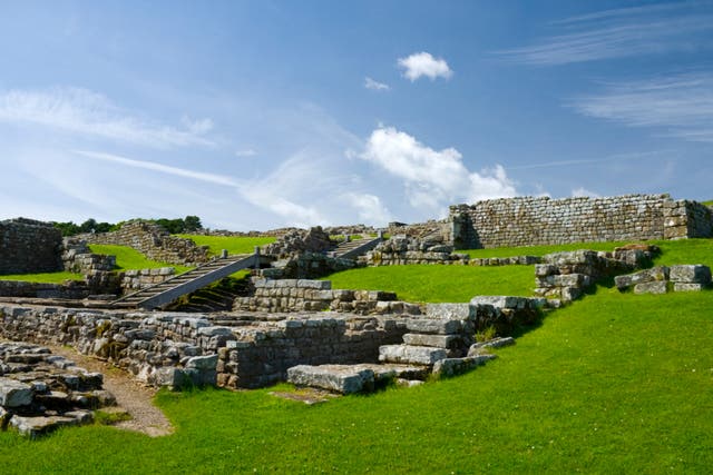 English Heritage is opening some of its outdoor spaces on 29 March, such as Housesteads  Roman fort