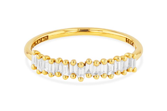 Suzanne Kalan gold and diamond fireworks ring indybest