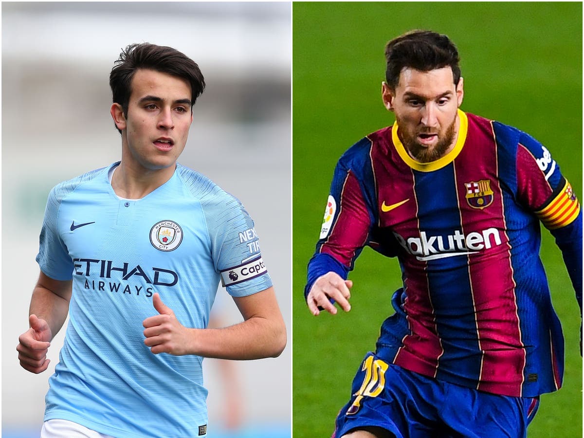 Eric Garcia: Playing with Lionel Messi would be &lsquo;very special&rsquo;, says defender with Man City future unclear