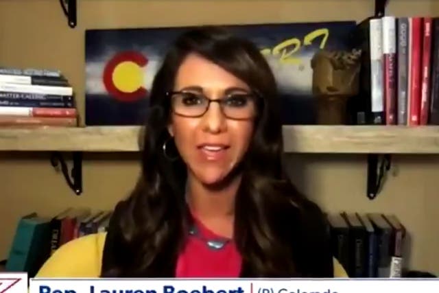 <p>Colorado congresswoman Lauren Bobert</p>