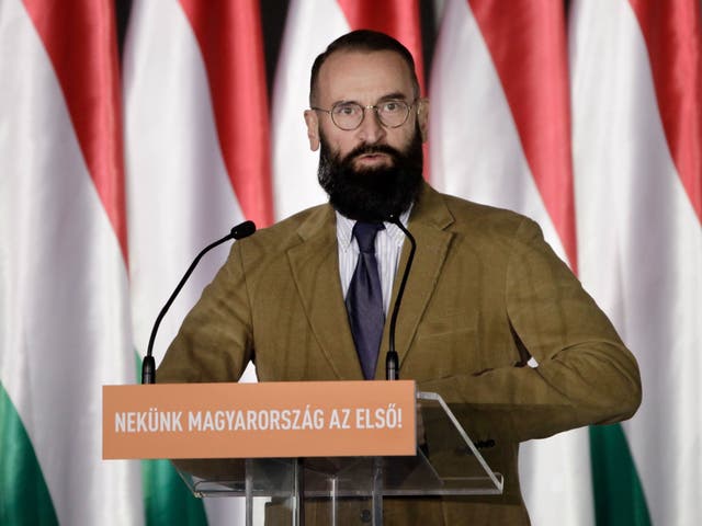 <p>Mr Szajer resigned from the <a href="/news/world/americas/us-politics/farright-party-set-to-gain-new-influence-after-israeli-vote-benjamin-netanyahu-jewish-palestinians-arabs-jerusalem-b1821455.html">far-right</a> ruling Fidesz party in December 2020 after he was arrested by police for breaking coronavirus restrictions by attending a sex party</p>