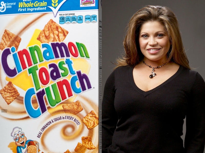 People are finding out the Cinnamon Toast Crunch man who found shrimp in cereal is married to Topanga actress