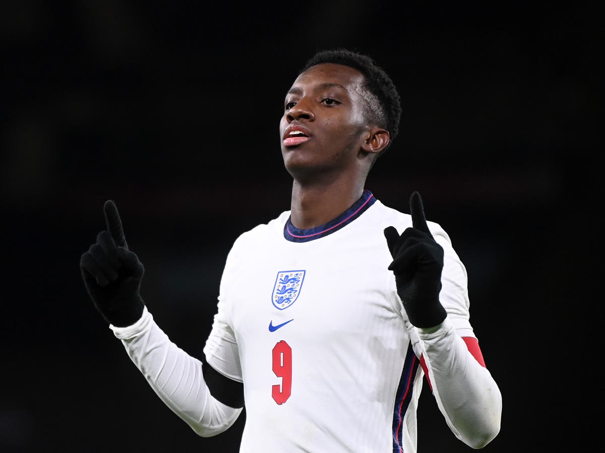 Eddie Nketiah aiming to channel Arsenal frustration with England U21s Eddie Nketiah aiming to channel Arsenal frustration with England U21s
