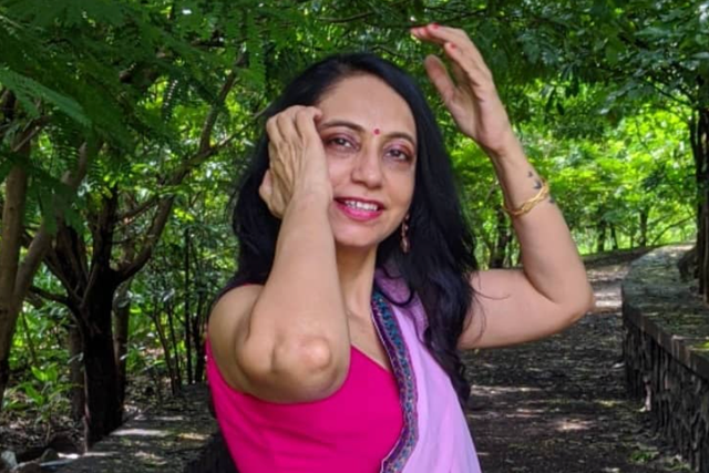 <p>Geeta J, a 52 year old model from India</p>