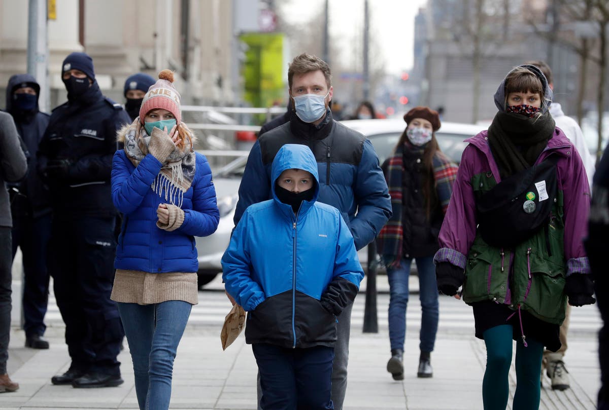 Poland records new record virus high as hard lockdown looms