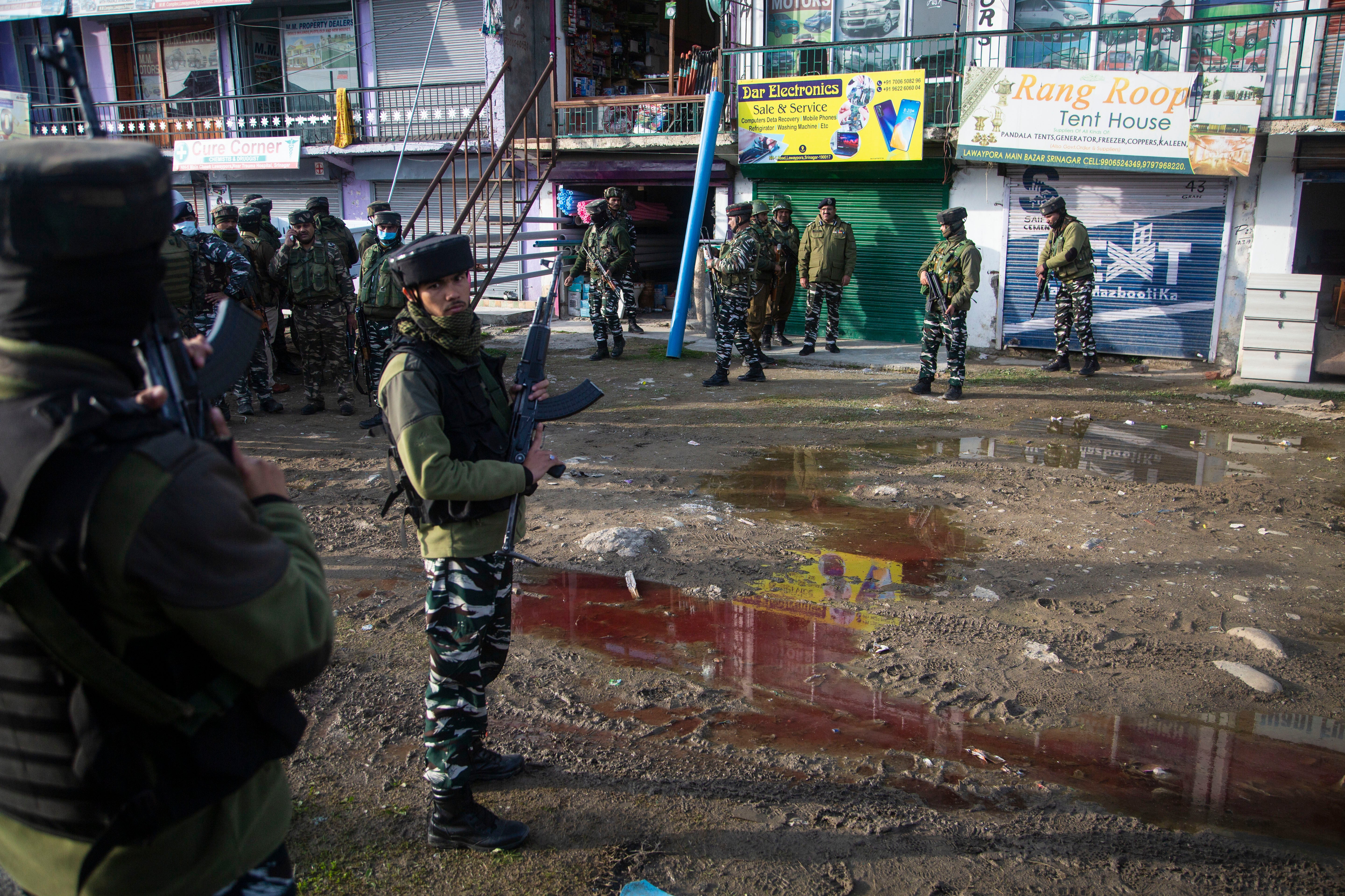 India Kashmir Rebel attack
