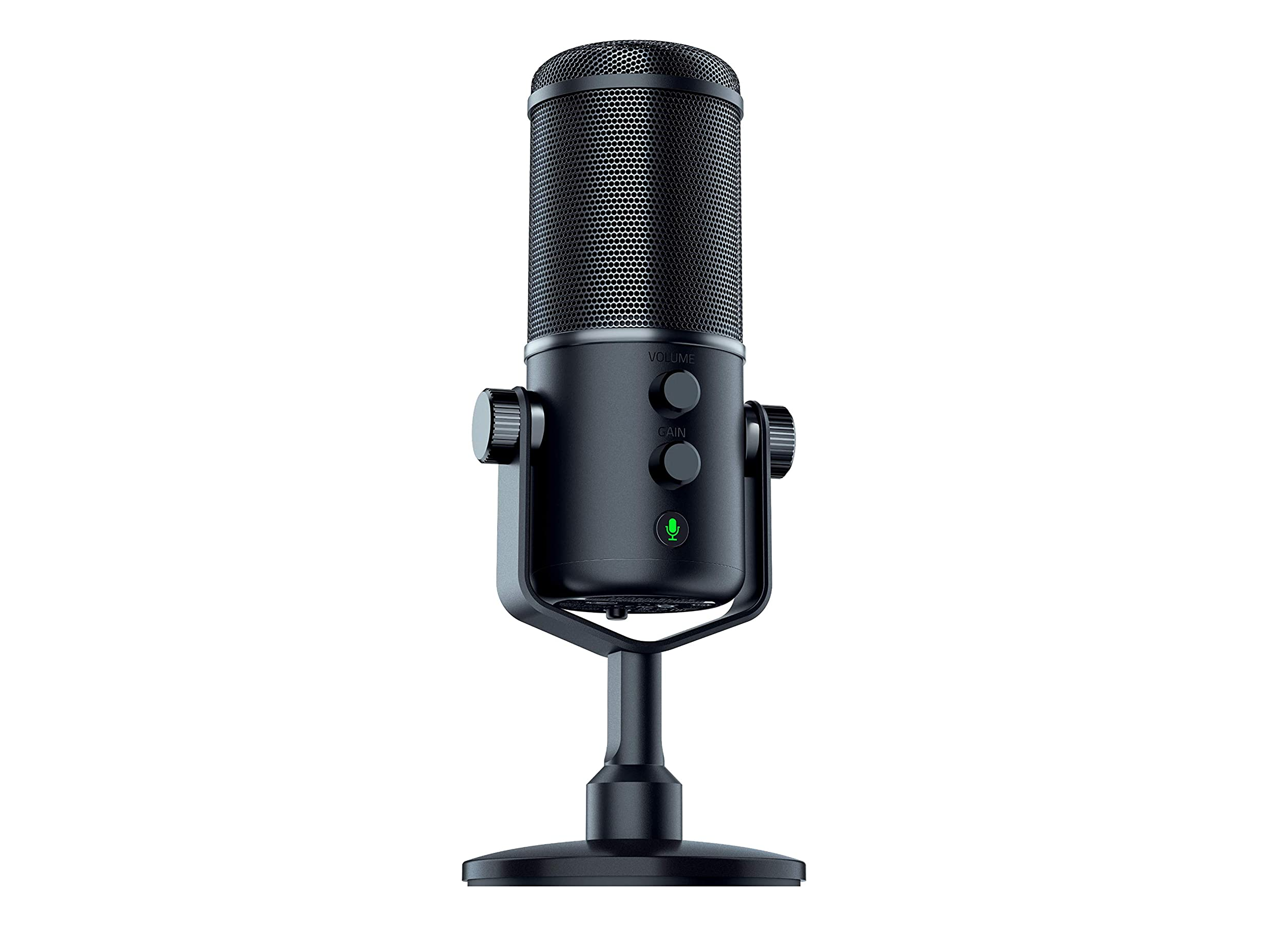 Mini Microphone Blue Chatting and Singing on Mobile Phone Portable Phone Karaoke Microphone with Table Stand and Pop Filter for Audio Recording Laptop and Tablet Computer 