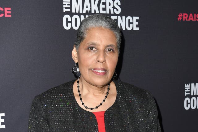 Scholar, author, and activist Barbara Smith at a conference on 6 February 2018 in Los Angeles, California