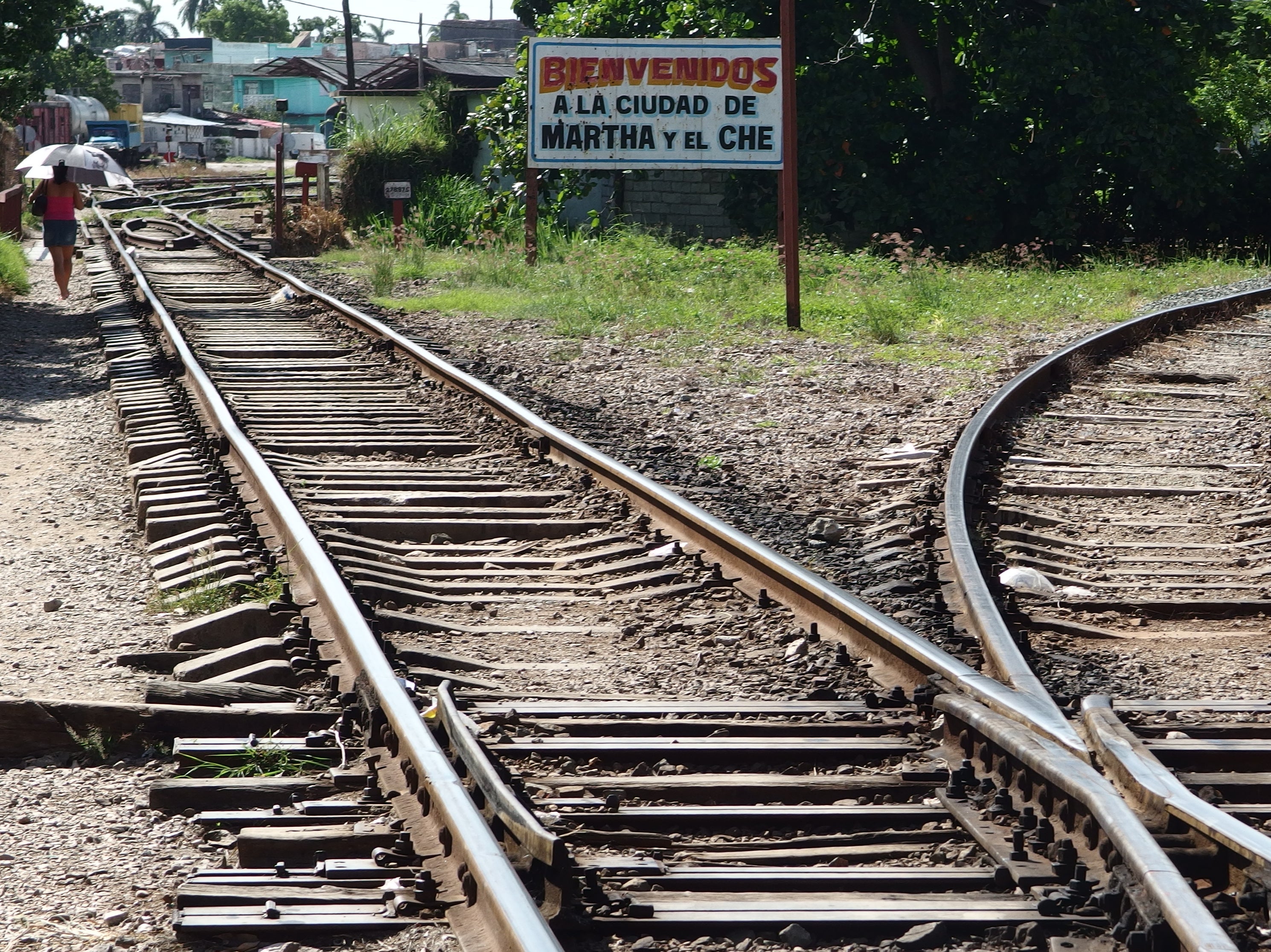 Which way now? A railway junction in Cuba