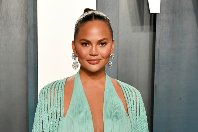 <p>File Image: Actress Chrissy Teigen arrives at the 87th Annual Academy Awards at Hollywood & Highland Center</p>