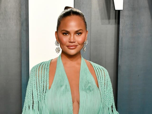 <p>File Image: Actress Chrissy Teigen arrives at the 87th Annual Academy Awards at Hollywood & Highland Center</p>
