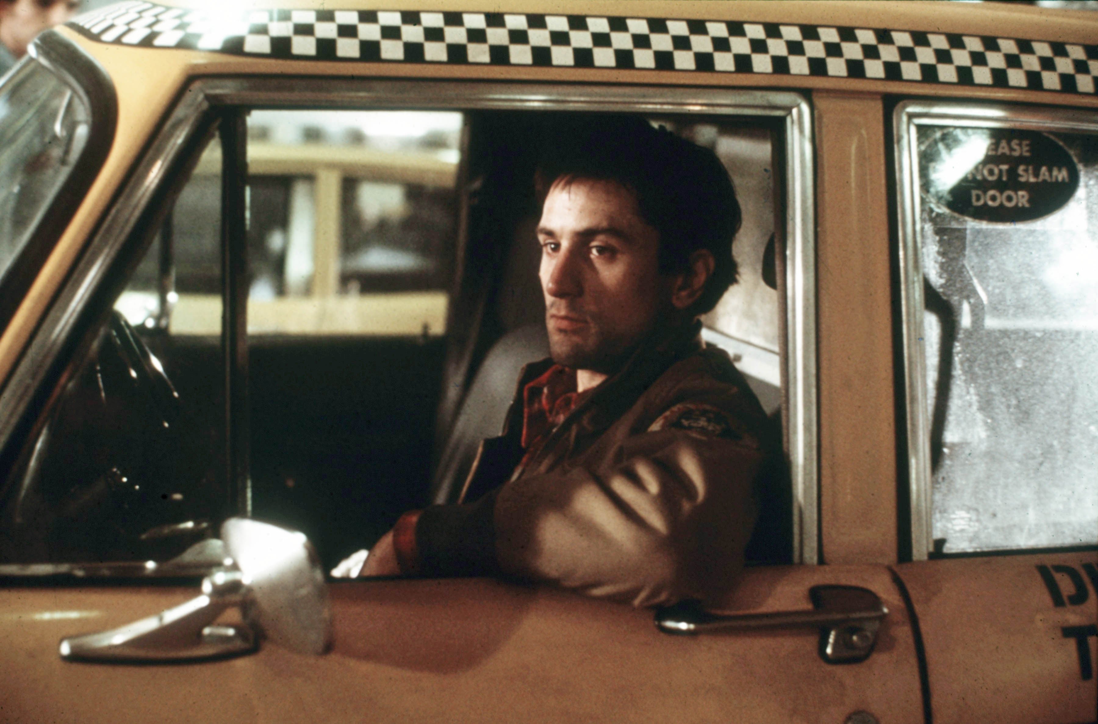 De Niro in the Scorsese hit ‘Taxi Driver’, which presented a New York city overrun with ‘low lives’ and lower morals