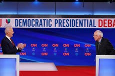 Bernie Sanders congratulates Joe Biden for shedding his moderate past