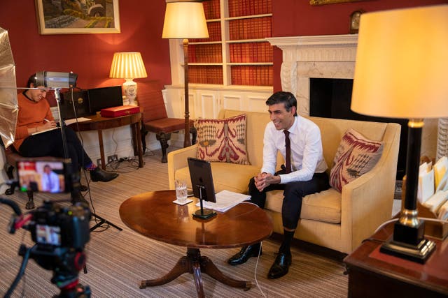 <p>The Treasury has launched a major personal branding and publicity campaign for the chancellor, including a recorded Zoom chat between Mr Sunak and the celebrity chef Gordon Ramsay</p>