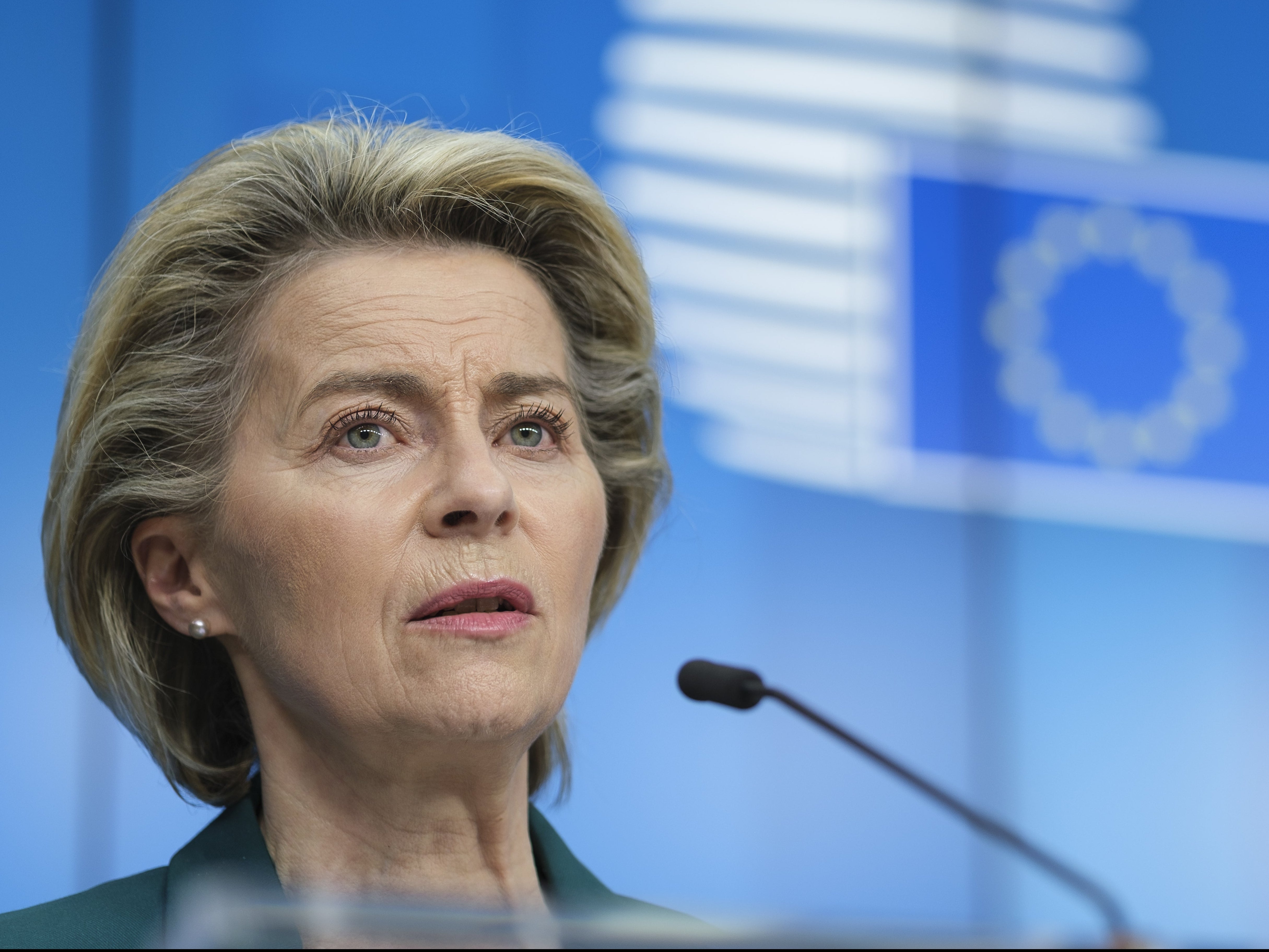 Ursula Von der Leyen said AstraZeneca ‘has to catch up’ and start suppling the EU with vaccines