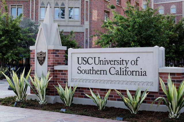 Archivo: La Universidad del Sur de California fotografiada en Los Ángeles el 22 de mayo de 2018