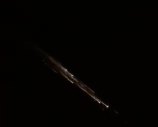 Strange lights seen in the sky as SpaceX Falcon 9 debris falling into atmosphere mistaken for meteor shower