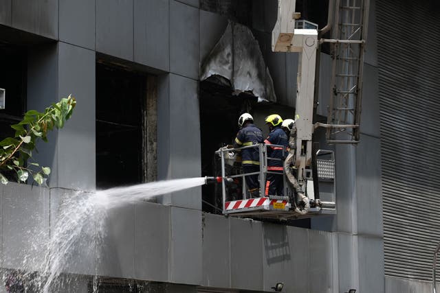 <p>El hospital dentro del centro comercial se instaló el año pasado cuando el estado enfrentaba una escasez de camas para pacientes con COVID-19</p>