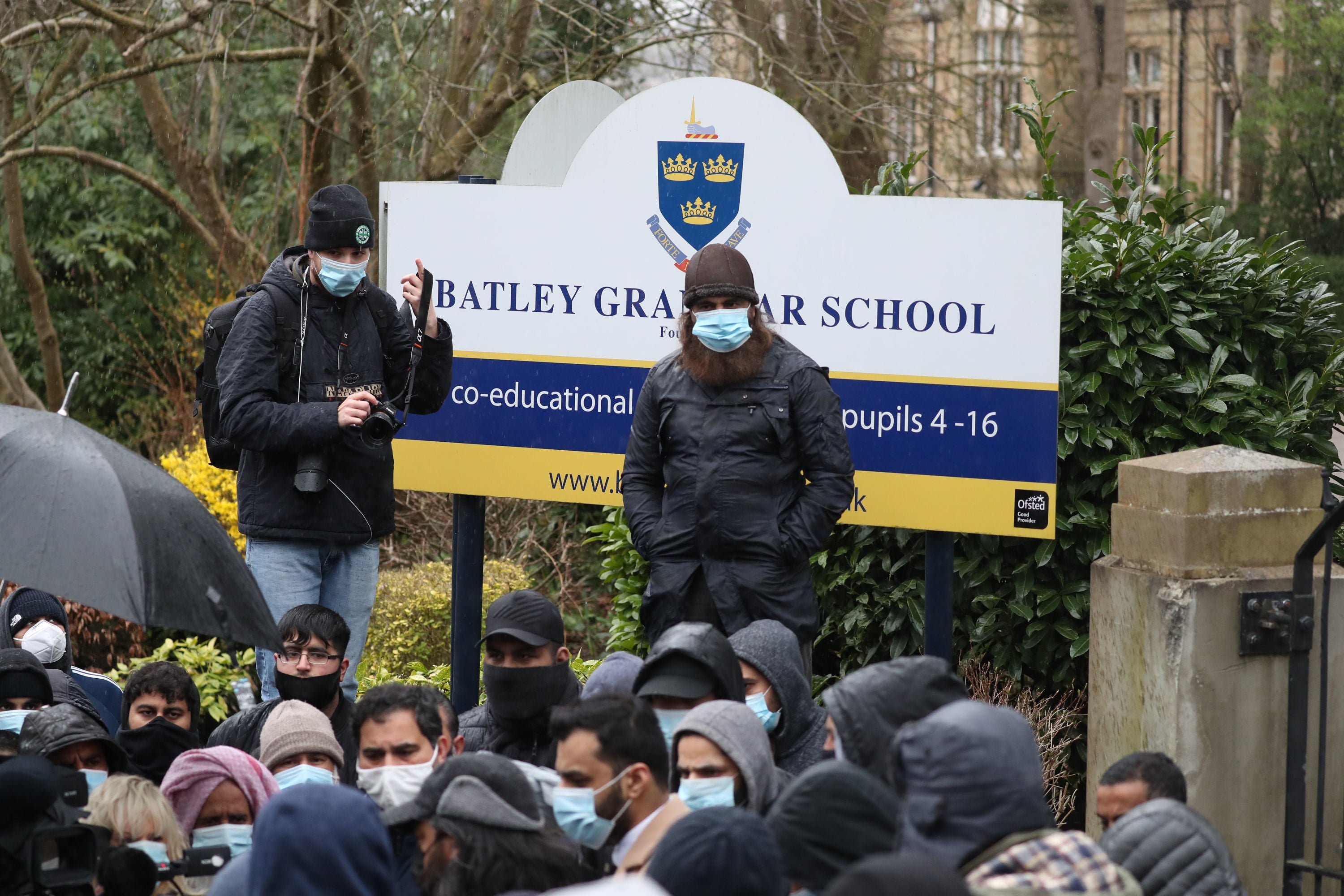 <p>Parents said they protested ‘to show the country Islamophobia won’t be tolerated’</p>