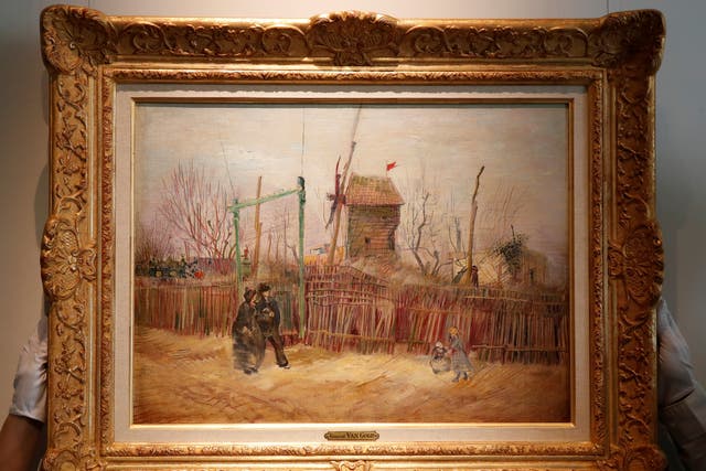 Scene de rue a Montmartre by Vincent Van Gogh