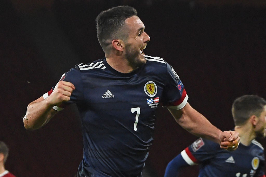 McGinn netted Scotland’s second to secure a draw against Austria