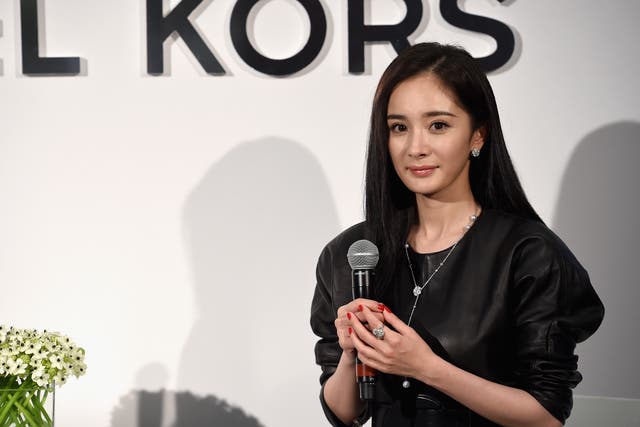 <p>File image: Midland Chinese actress Yang Mi as Brand Ambassador for Michael Kors</p>