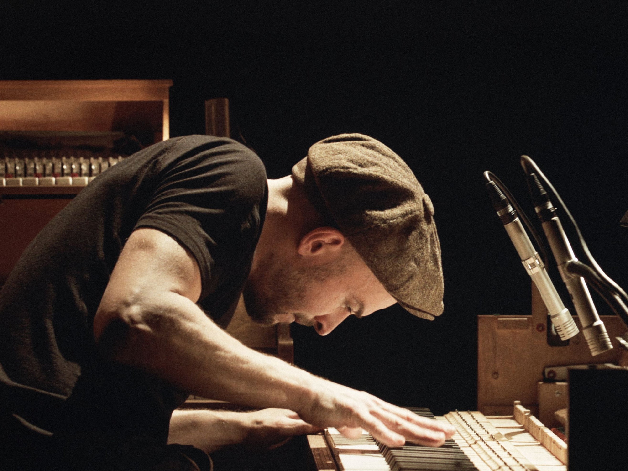 Nils Frahm performing during his ‘Tripping’ tour