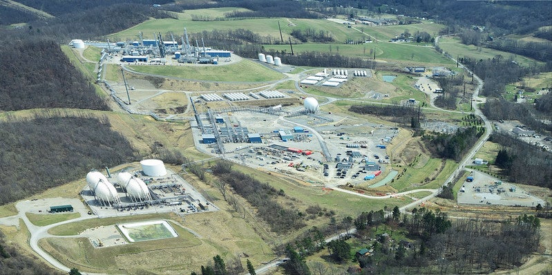 Fracking infrastructure in Washington County, Pennsylvania