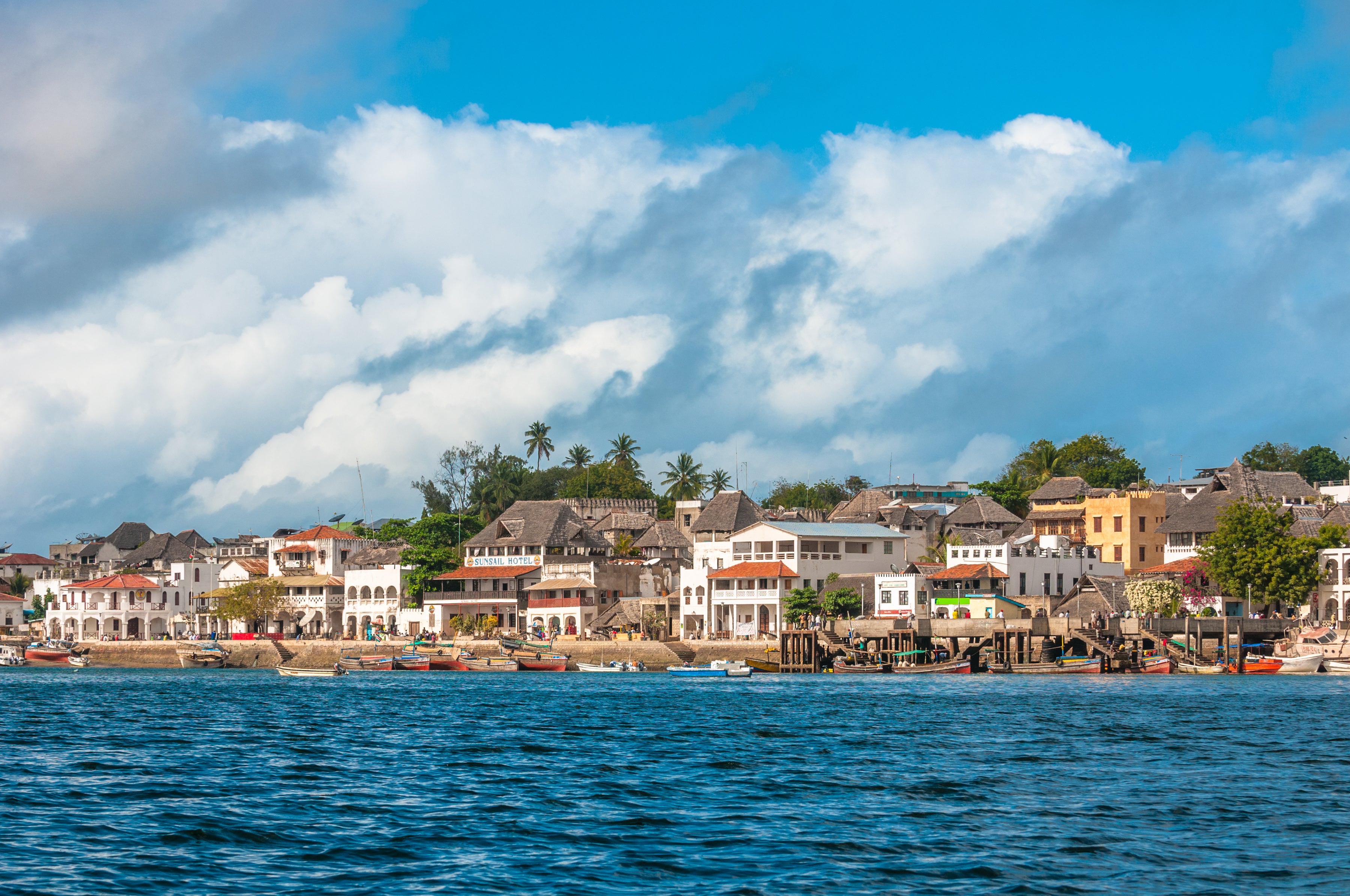 <p>Lamu old town waterfront</p>