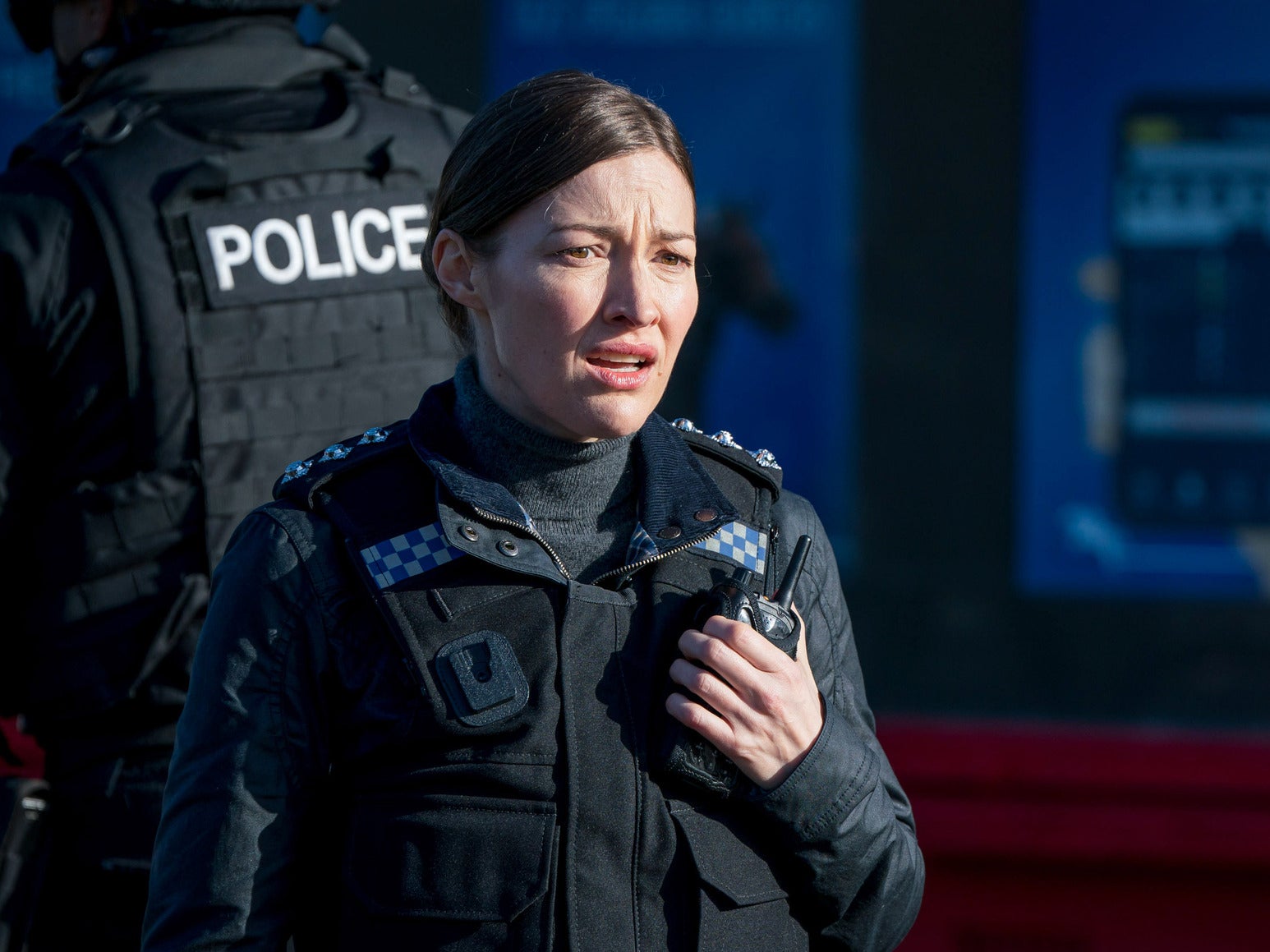 Kelly Macdonald as the enigmatic DCI Jo Davidson in Line of Duty