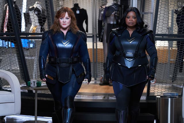<p>Melissa McCarthy and Octavia Spencer in Thunder Force</p>