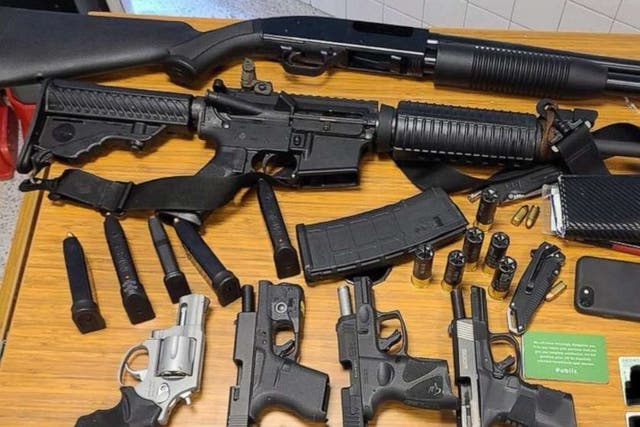 An armed man arrested at a Publix supermarket in Atlanta was found to be in possession of six guns when apprehended by police