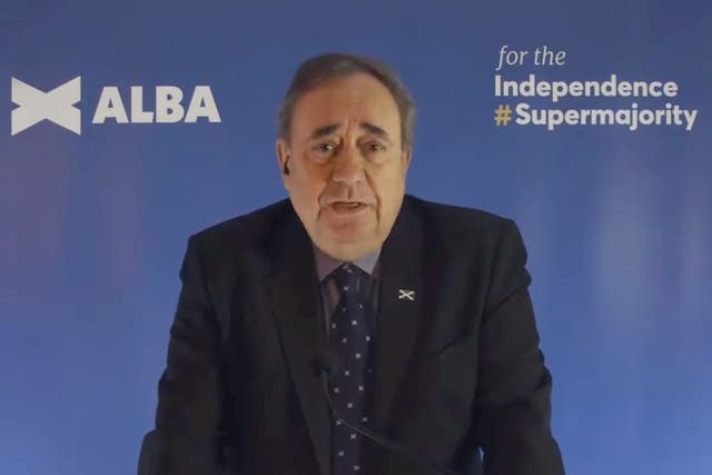 <p>Alex Salmond announces the foundation of his new Alba Party on 26 March</p>