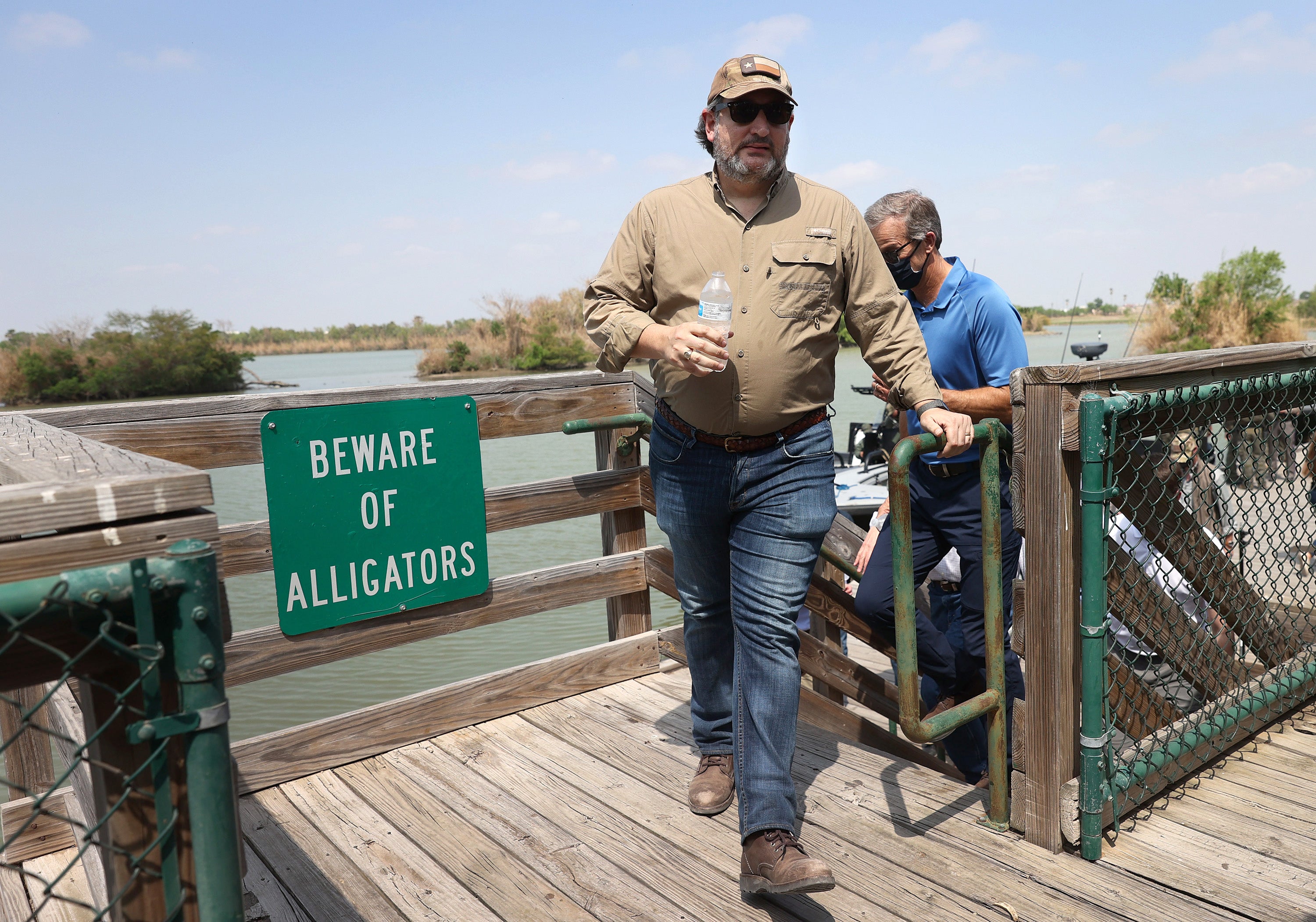 Ted Cruz was among 18 Republicans who patrolled the Rio Grande