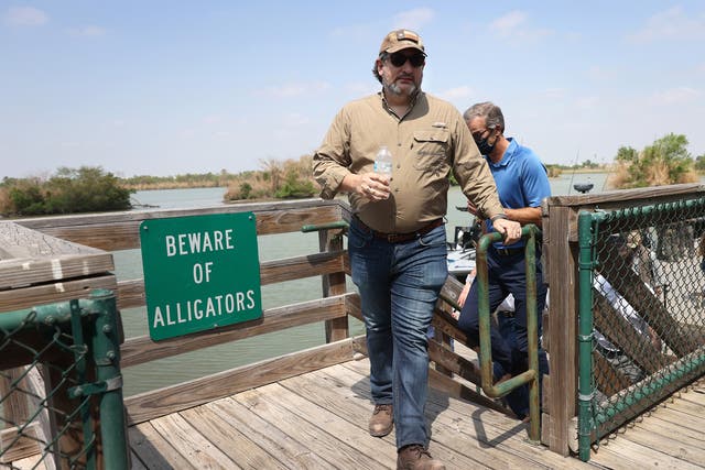 Ted Cruz was among 18 Republicans who patrolled the Rio Grande